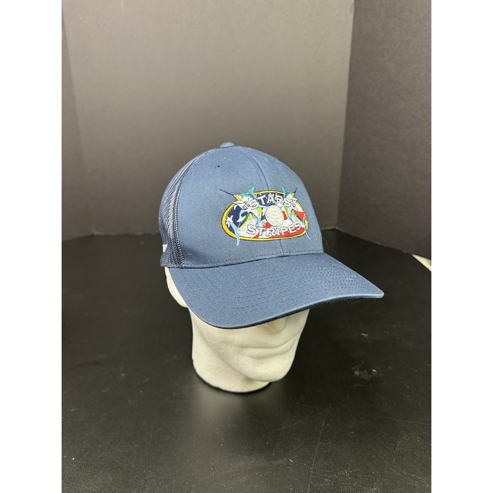 The Feel Good Fishing Tournament Snapback Blue Baseball Cap Hat One Size